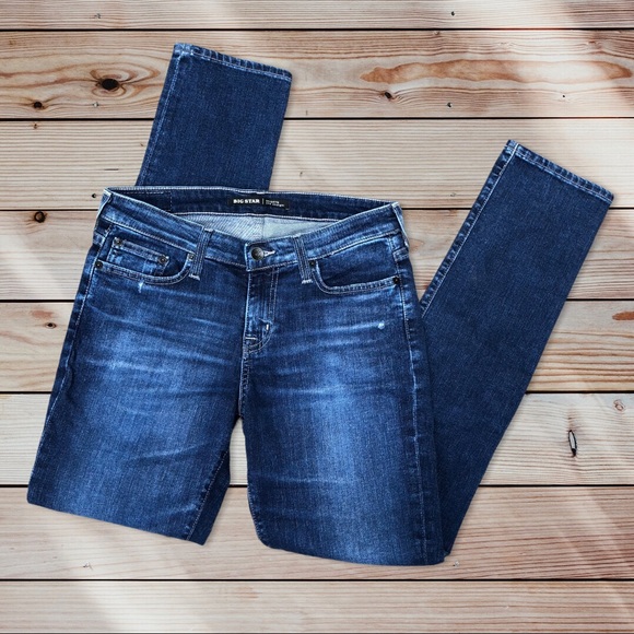 BIG STAR Brigette Slim Straight Dark Wash Sz. 28R - Picture 5 of 10